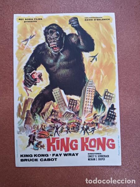 Cine: KING KONG PROGRAMA SENCILLO REY SORIA FAY WRAY ROBERT ARMSTRONG