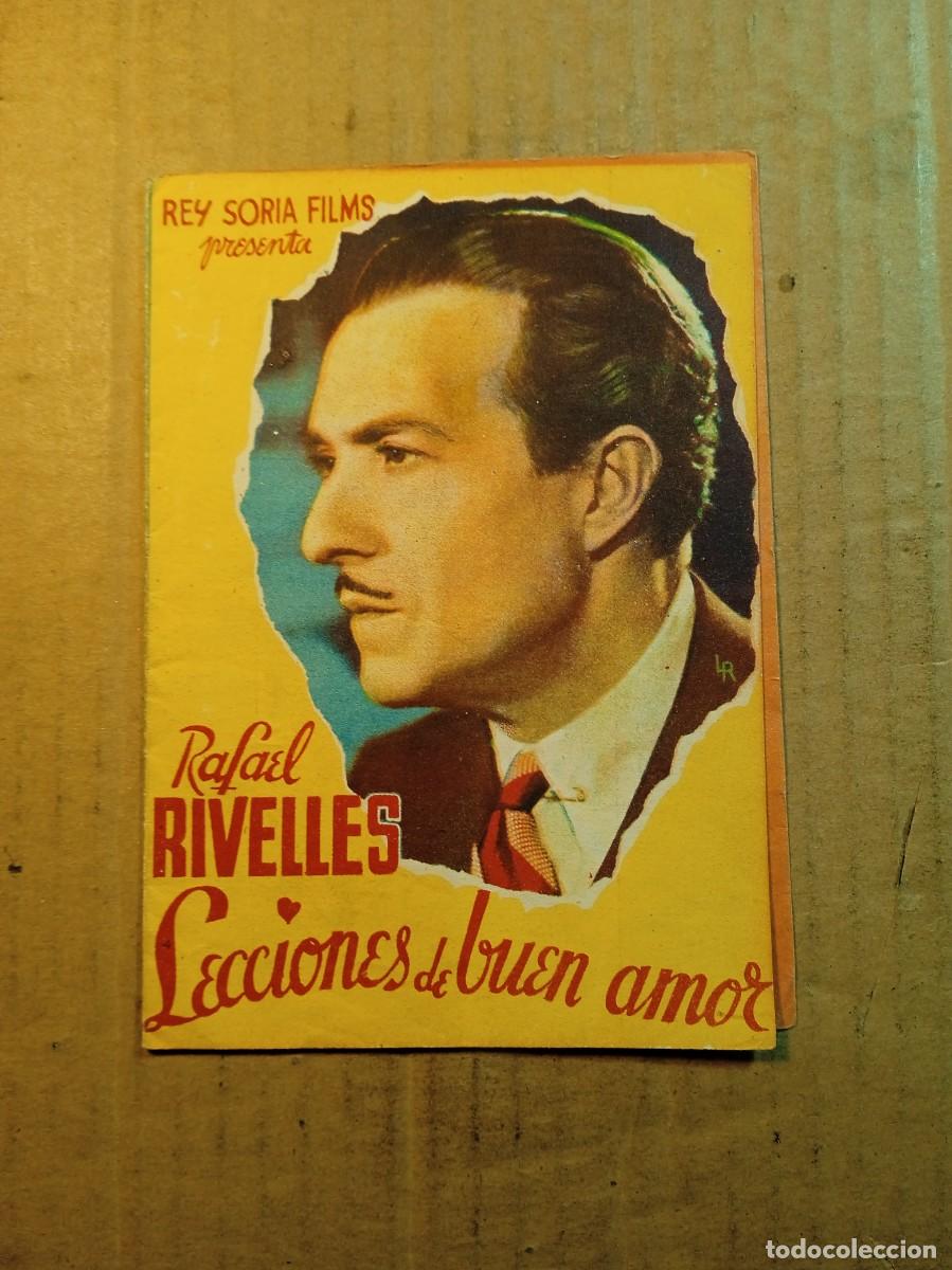  Flyers Publicitaires de films Anciens: FOLLETO DE MANO DOBLE DE LA PEL&Iacute;CULA LECCIONES DE BUEN AMOR