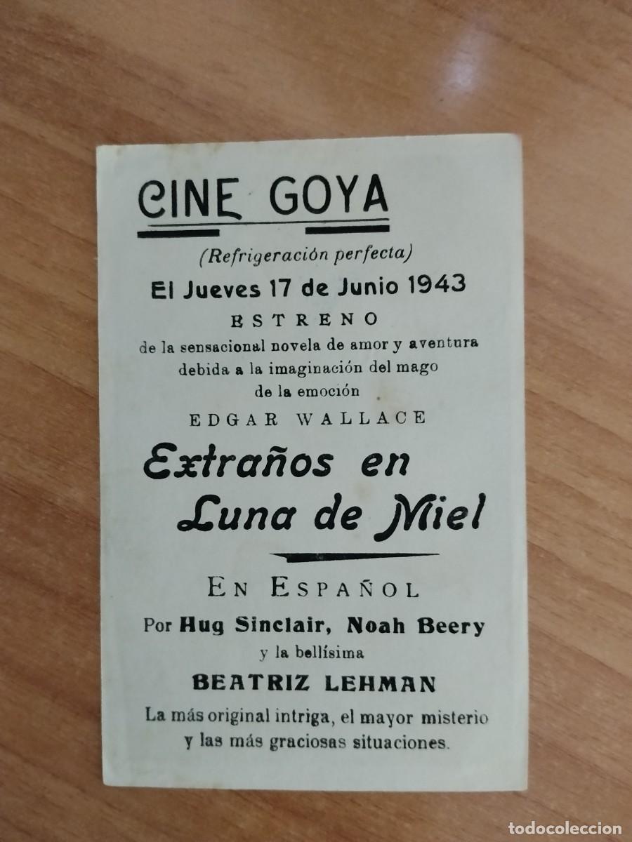Cine: TURQ-PROGRAMA DE LA PELICULA --`EXTRA&Ntilde;OS EN LUNA DE MIEL CT - Foto 2