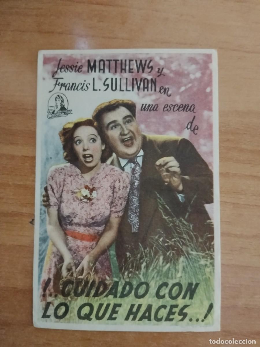 Cine: TURQ-PROGRAMA DE LA PELICULA --`CUIDADO CON LO QUE HACES CT - Foto 1