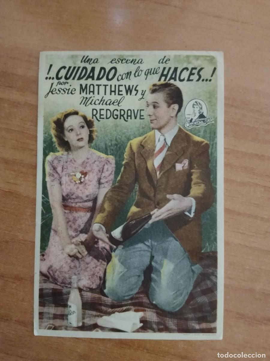 Cine: TURQ-PROGRAMA DE LA PELICULA --`CUIDADO CON LO QUE HACES CT