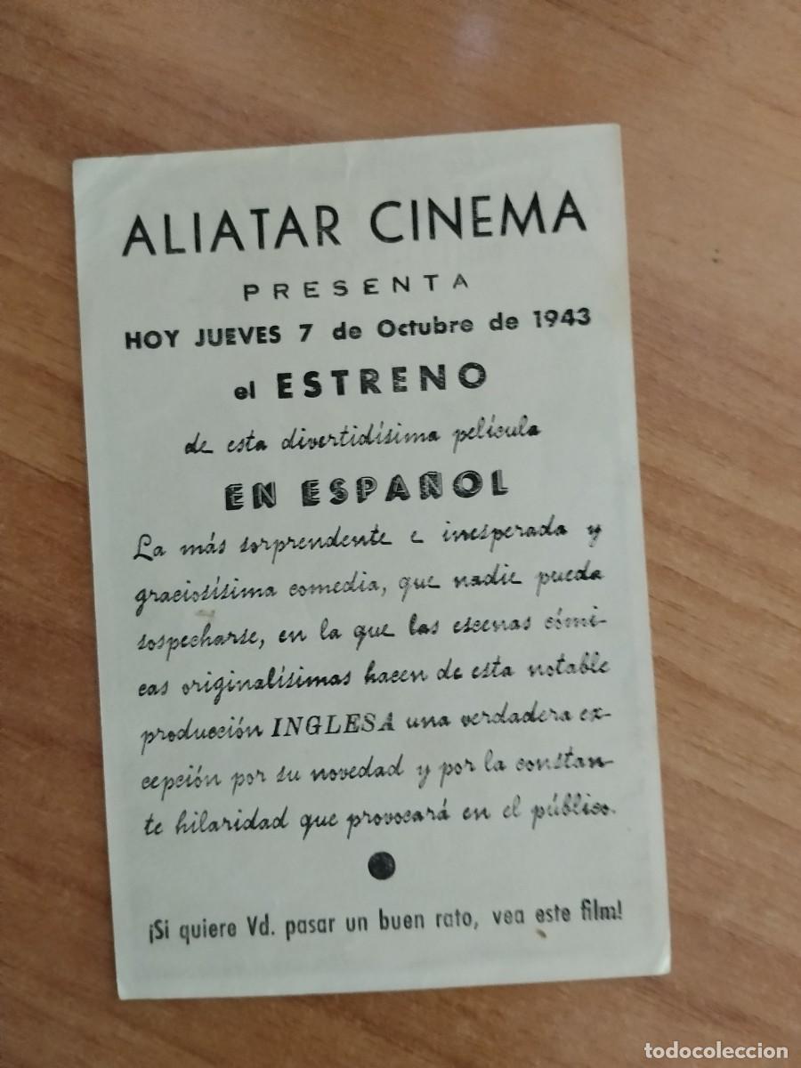 Cine: TURQ-PROGRAMA DE LA PELICULA --`CUIDADO CON LO QUE HACES CT - Foto 2