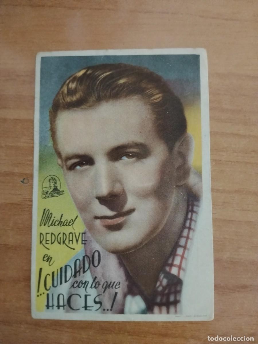  Flyers Publicitaires de films Anciens: TURQ-PROGRAMA DE LA PELICULA --`CUIDADO CON LO QUE HACES CT