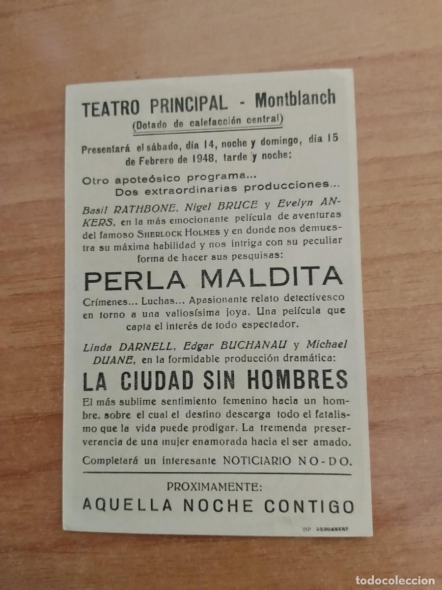 Cine: ROSA -PROGRAMA DE LA PELICULA --`PERLA MALDITA CT - Foto 2