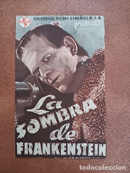 Cinema: LA SOMBRA DE FRANKENSTEIN PROGRAMA DOBLE UNIVERSAL TERROR BORIS KARLOFF BELA LUGOSI