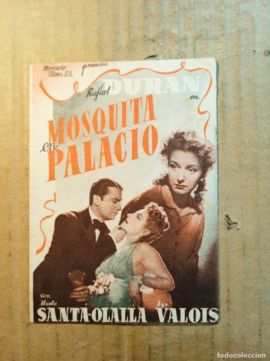 Cine: FOLLETO DE MANO DOBLE DE LA PEL&Iacute;CULA MOSQUITA EN PALACIO