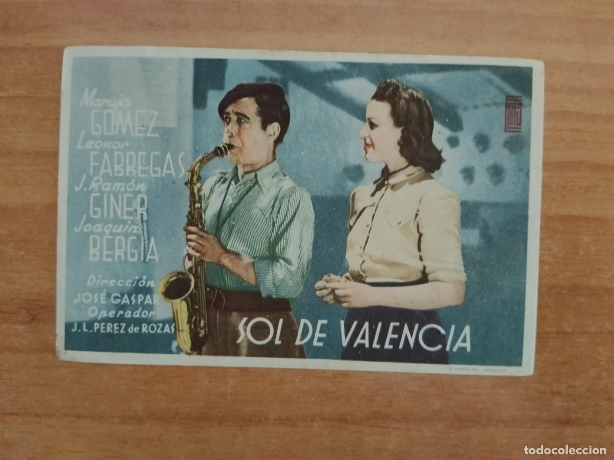 Cine: ROSA -PROGRAMA DE LA PELICULA --`SOL DE VALENCIA