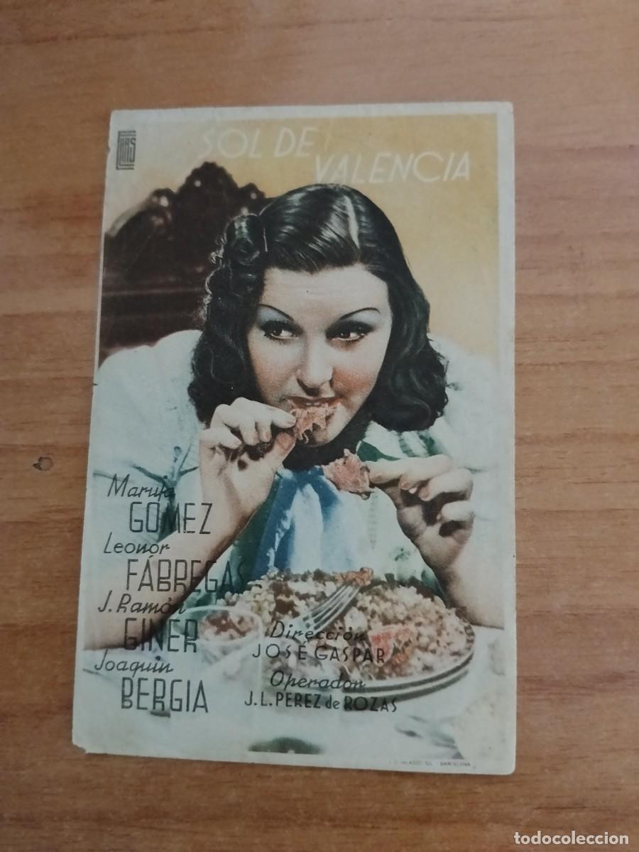 Cine: ROSA -PROGRAMA DE LA PELICULA --`SOL DE VALENCIA
