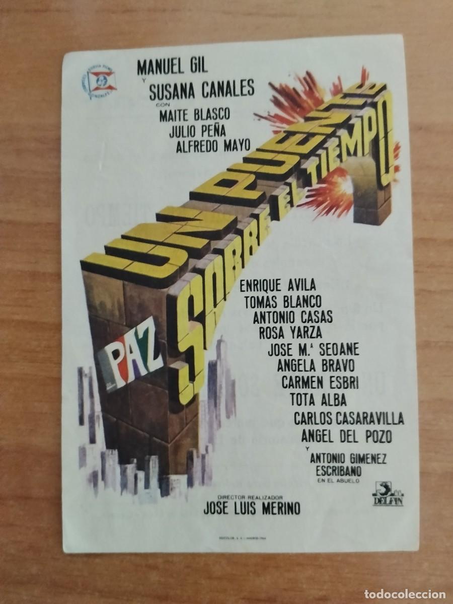 Cine: ROSA -PROGRAMA DE LA PELICULA --`UN PUENTE SOBRE EL TIEMPO CT