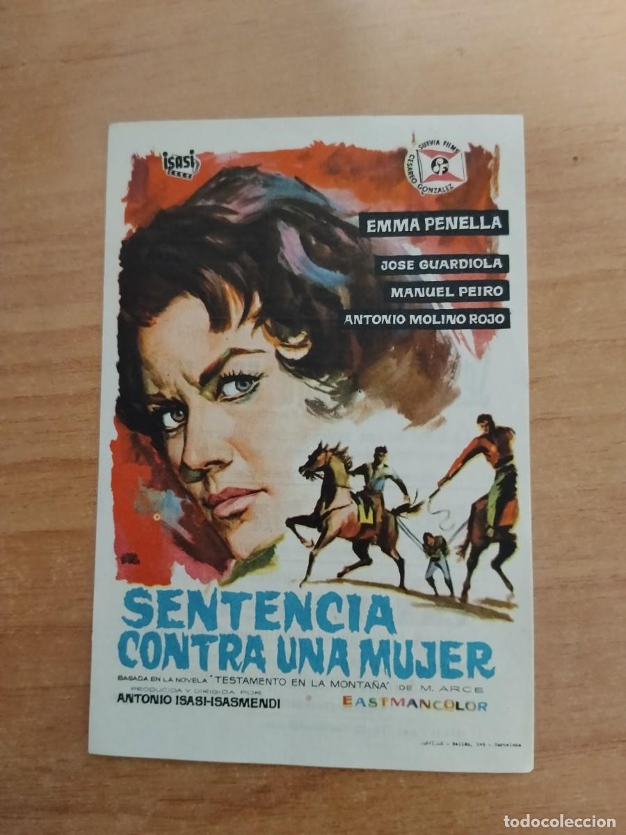 Cine: ROSA -PROGRAMA DE LA PELICULA --`SENTENCIA CONTRA UNA MUJER CT