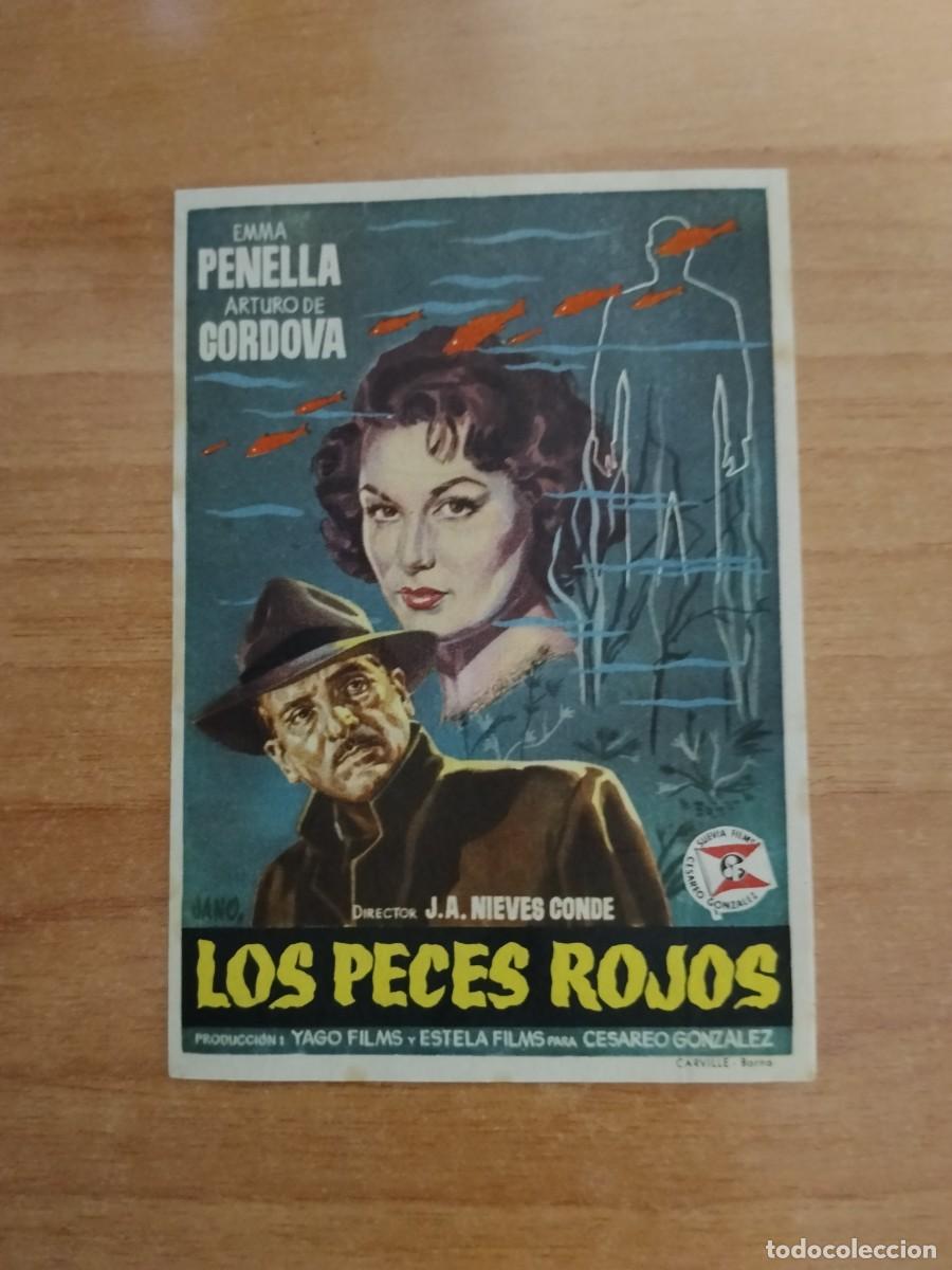 Cine: ROSA -PROGRAMA DE LA PELICULA --`LOS PECES ROJOS CT