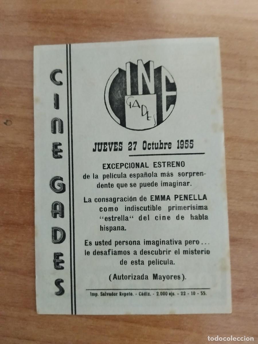Cine: ROSA -PROGRAMA DE LA PELICULA --`LOS PECES ROJOS CT - Foto 2