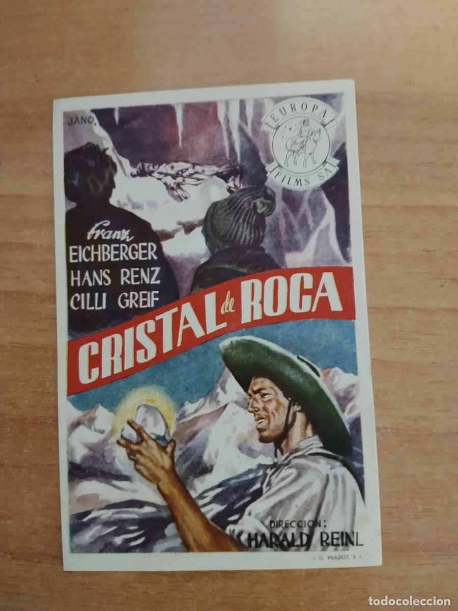 Cine: ROSA -PROGRAMA DE LA PELICULA --`CRISTAL DE ROCA CT