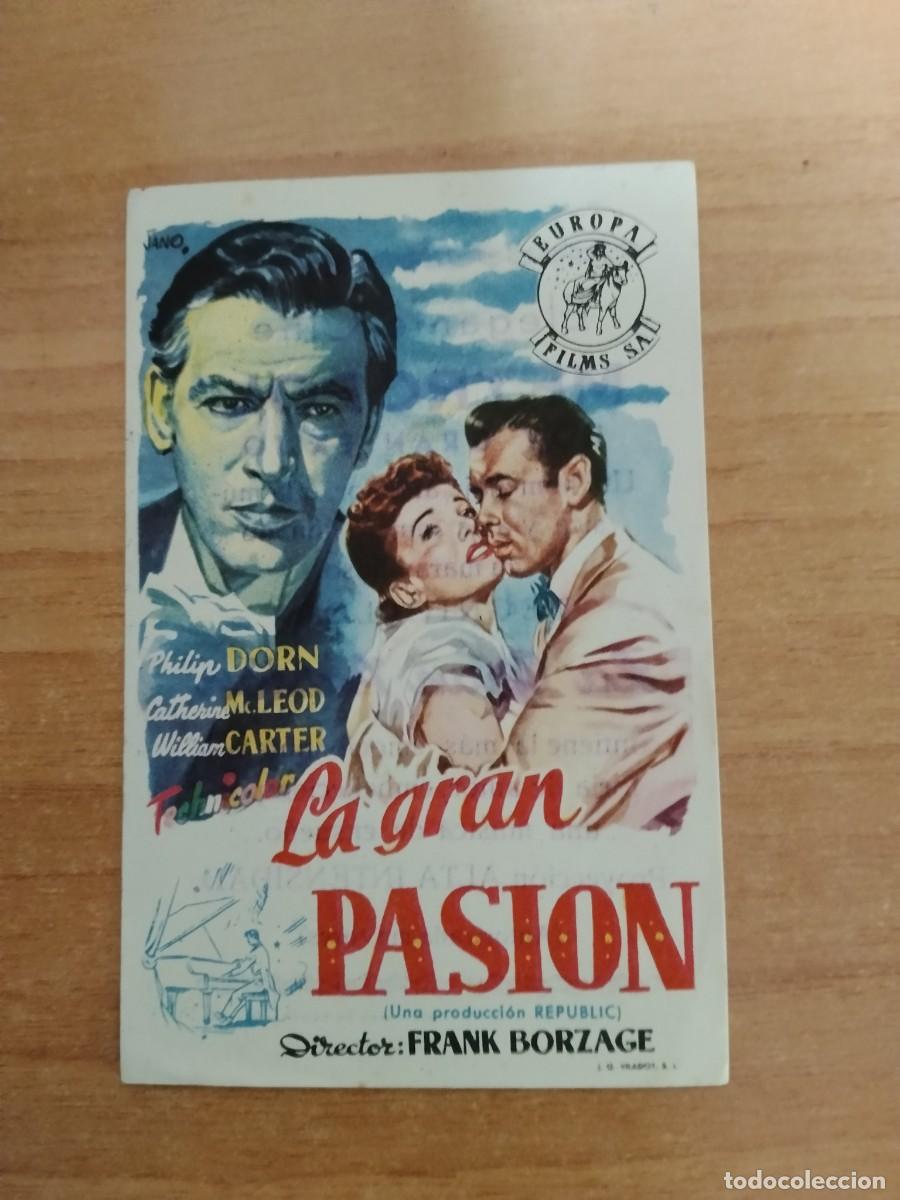 Cine: ROSA -PROGRAMA DE LA PELICULA --`LA GRAN PASION CT