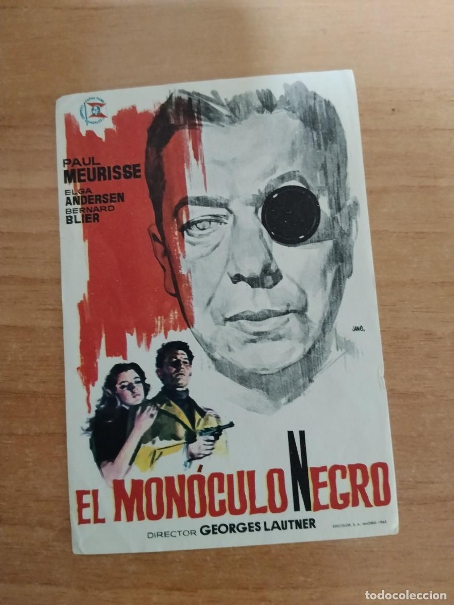 Cine: ROSA -PROGRAMA DE LA PELICULA --`MONOCULO NEGRO