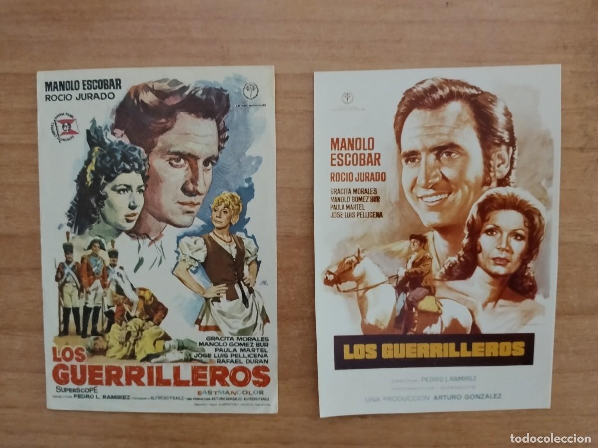 Cine: ROSA -PROGRAMA DE LA PELICULA --`LOS GUERRILLEROS