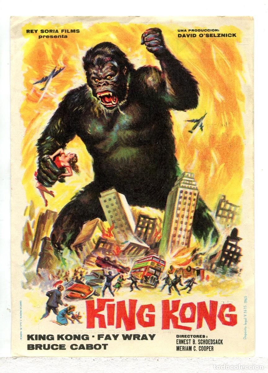 Cinema: KING KONG, con Fay Wray. REPOSICI&Oacute;N 1965.