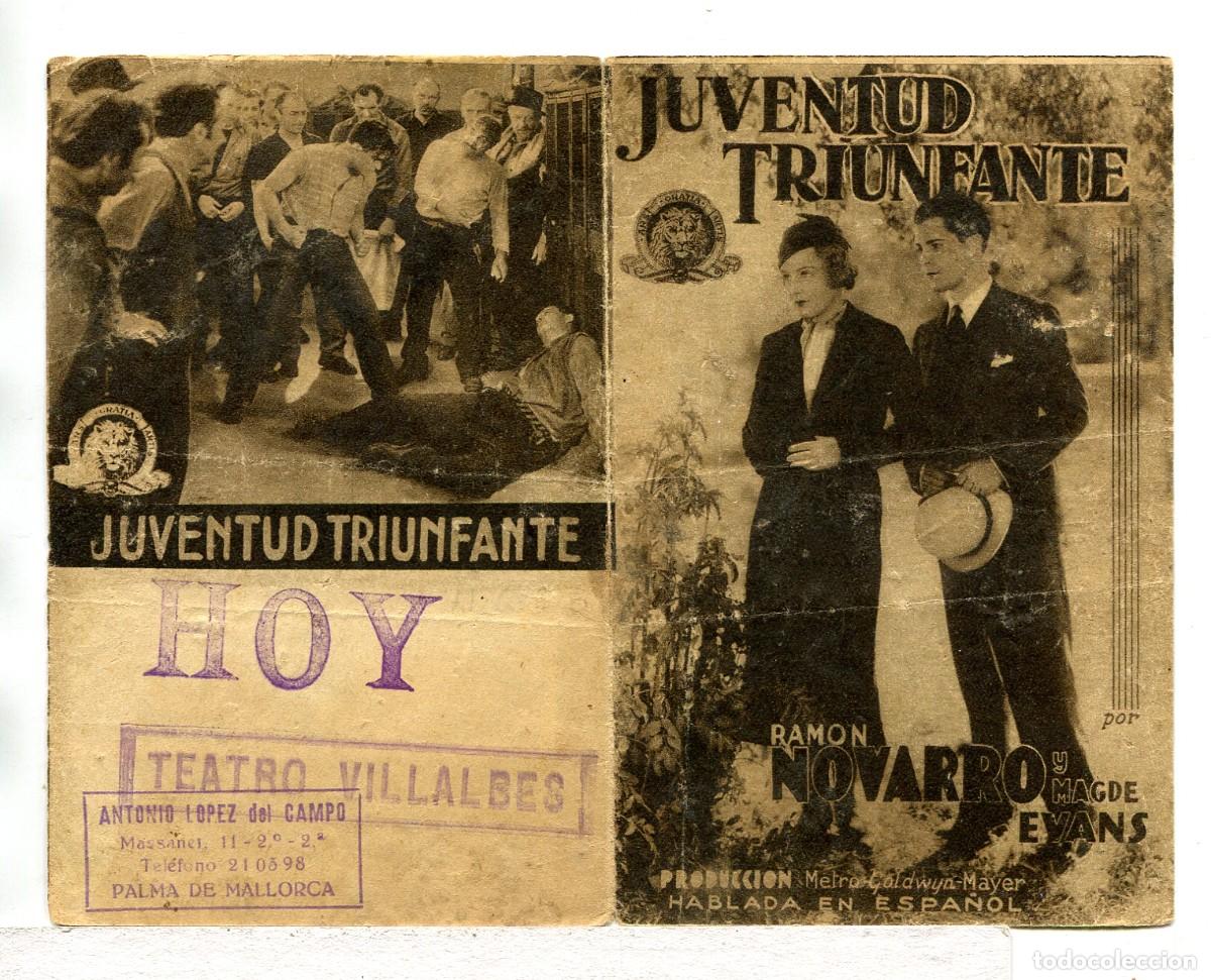 Kino: JUVENTUD TRIUNFANTE, con Ramon Novarro.