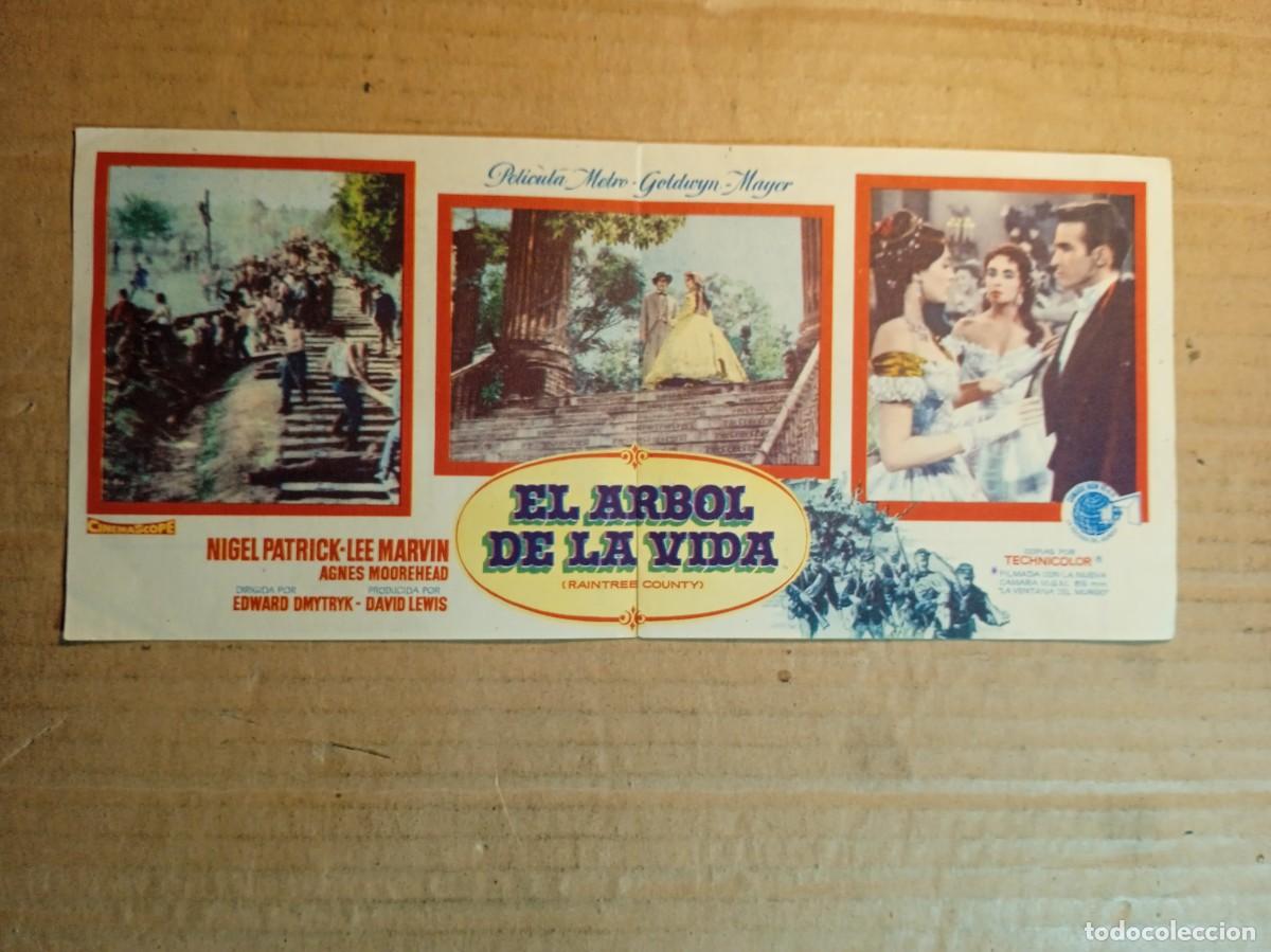 Cine: FOLLETO DE MANO DOBLE DE LA PEL&Iacute;CULA EL &Aacute;RBOL DE LA VIDA