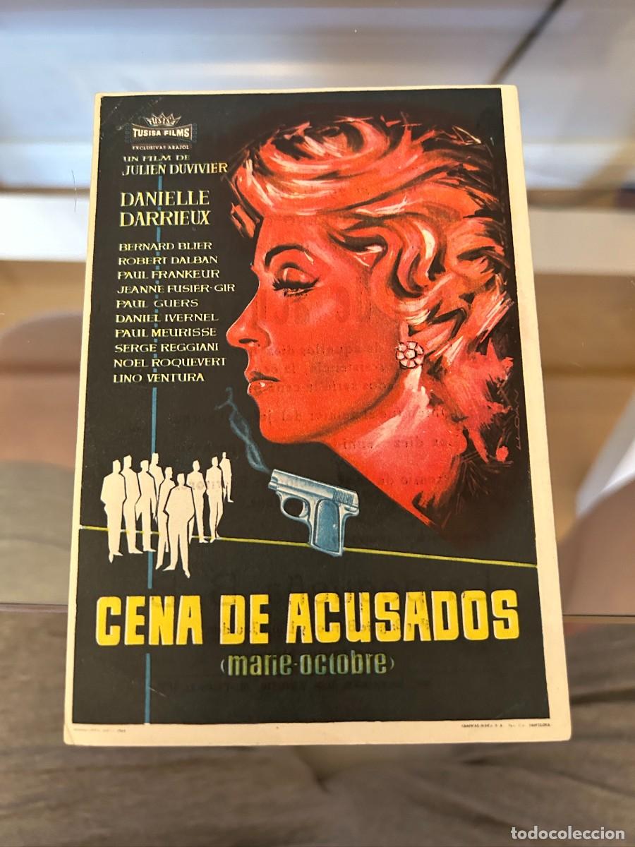 Cine: 1825 cena de acusados cine avenida valencia con publicidad buen estado