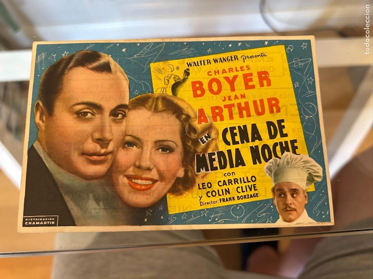 Cine: 1833 cena de media noche cnes arenas y otros barcelona con publicidad buen estado
