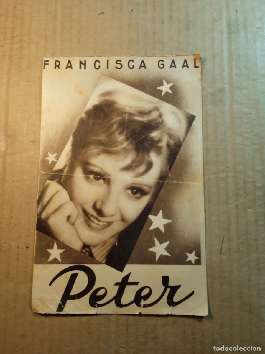 Cine: FOLLETO DE MANO DOBLE DE LA PEL&Iacute;CULA PETER