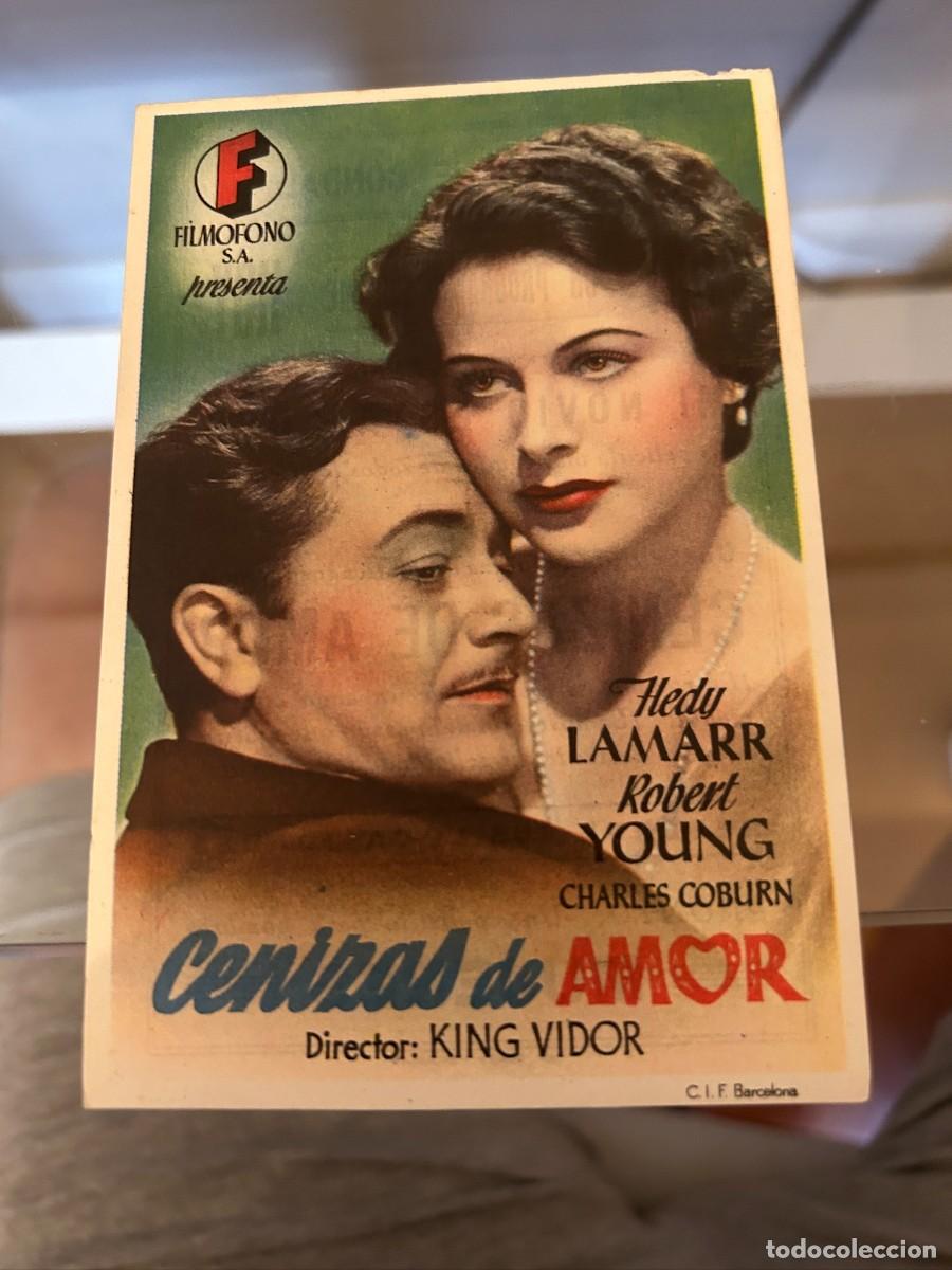 Cine: 1841 cenizas de amor salon cine condal balaguer con publicidad buen estado