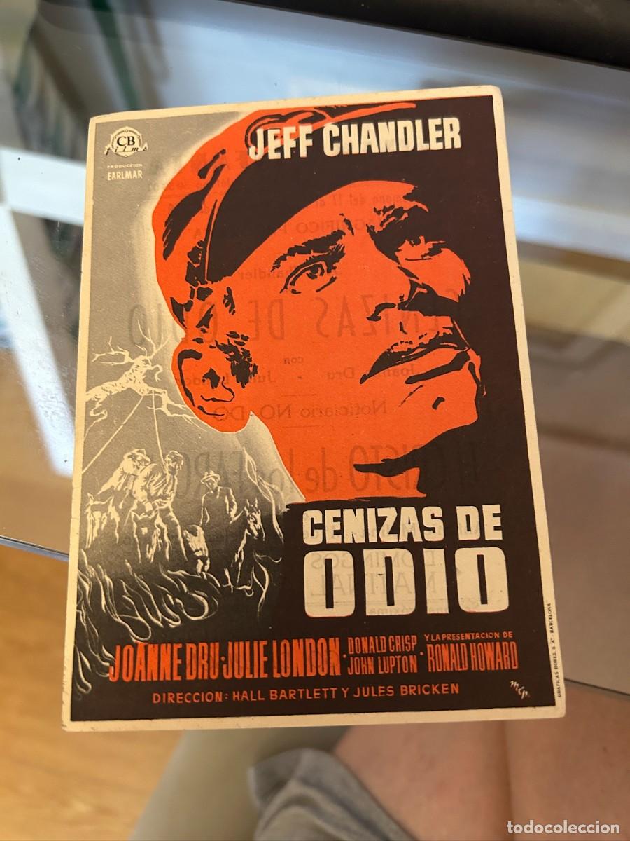 Cine: 1843 cenizas de odio cinema infanta barcelona con publicidad buen estado
