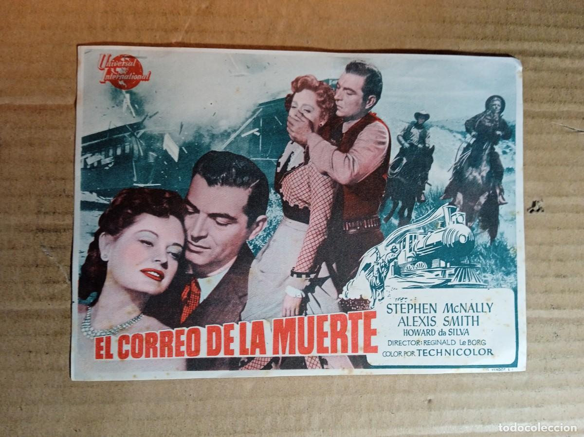 Cine: FOLLETO DE MANO GIGANTE DE LA PEL&Iacute;CULA EL CORREO DE LA MUERTE