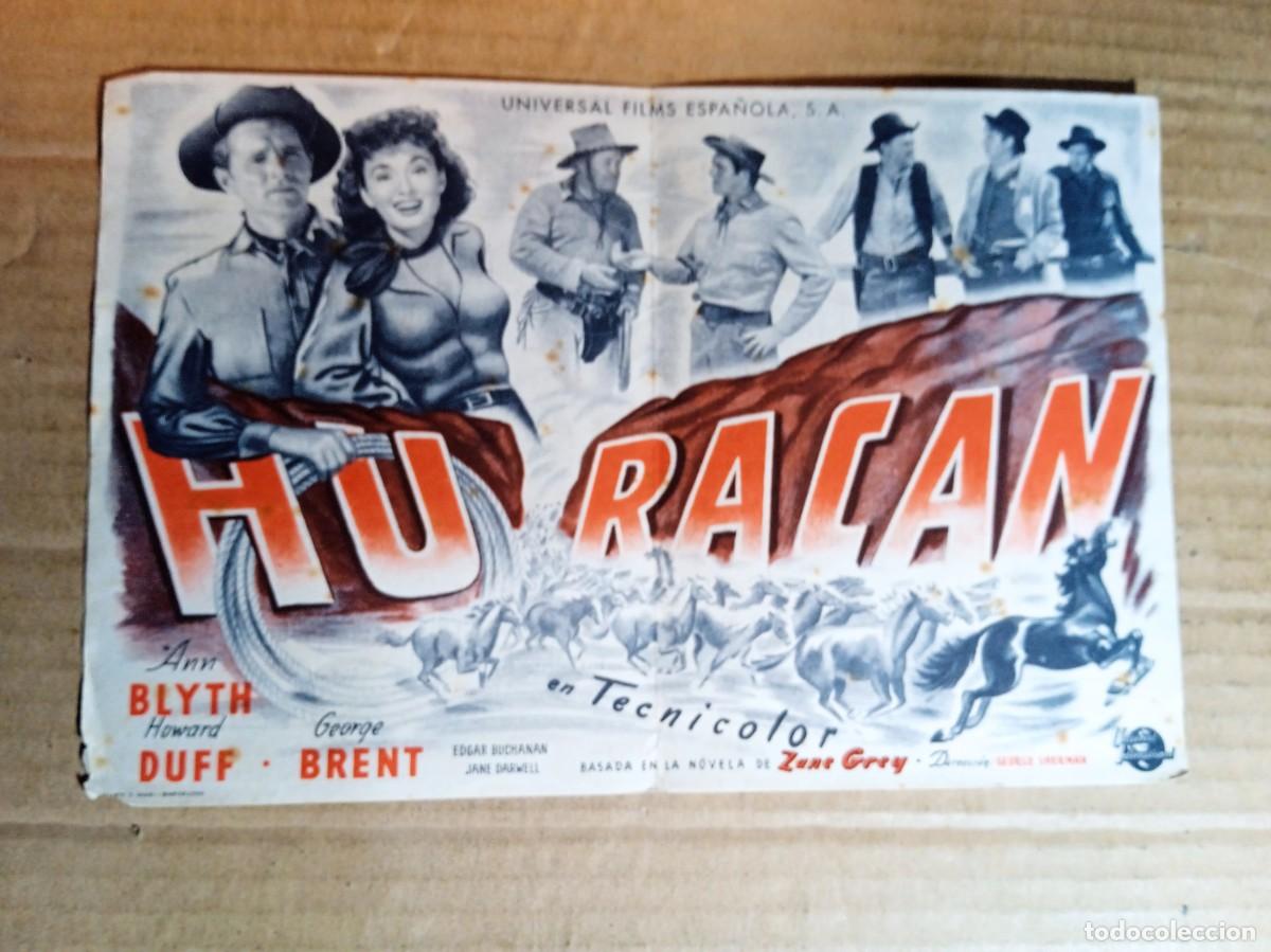 Kino: FOLLETO DE MANO GIGANTE DE LA PEL&Iacute;CULA HURACAN