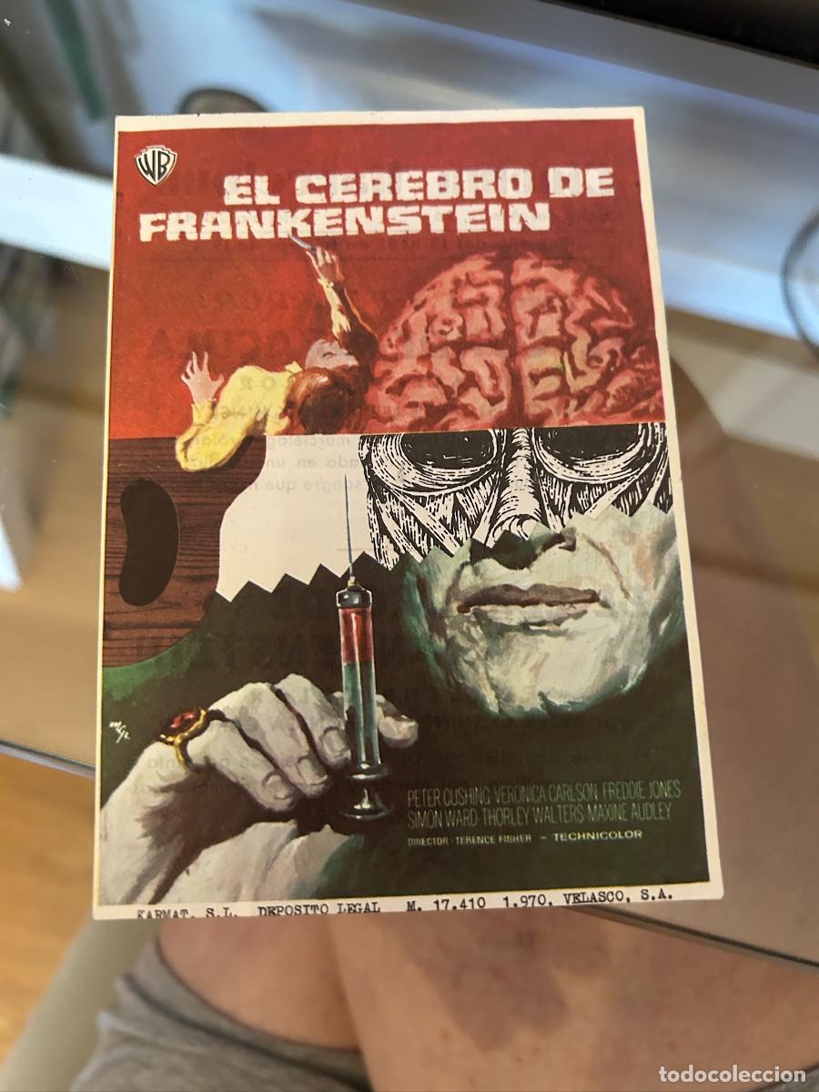 Cine: el cerebro de frankenstein cine barcelona buen estado con publicidad