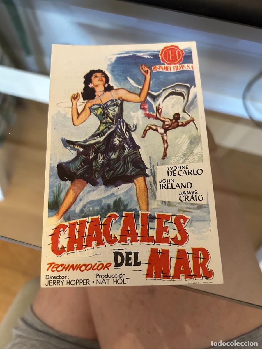Cine: 1878 chacales del mar cine arenas y otros barcelona con publicidad buen estado