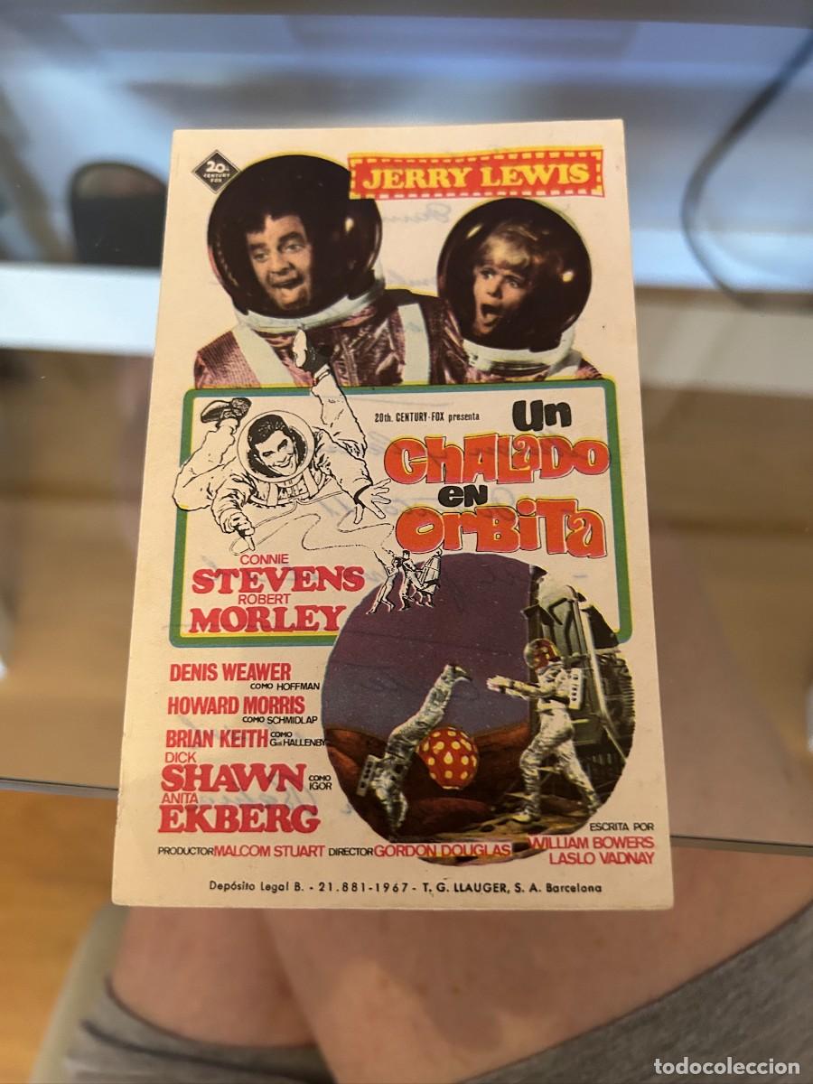 Cine: 1879 un chalado en orbita jerry lewis escrito en parte posterior calandria buen estado