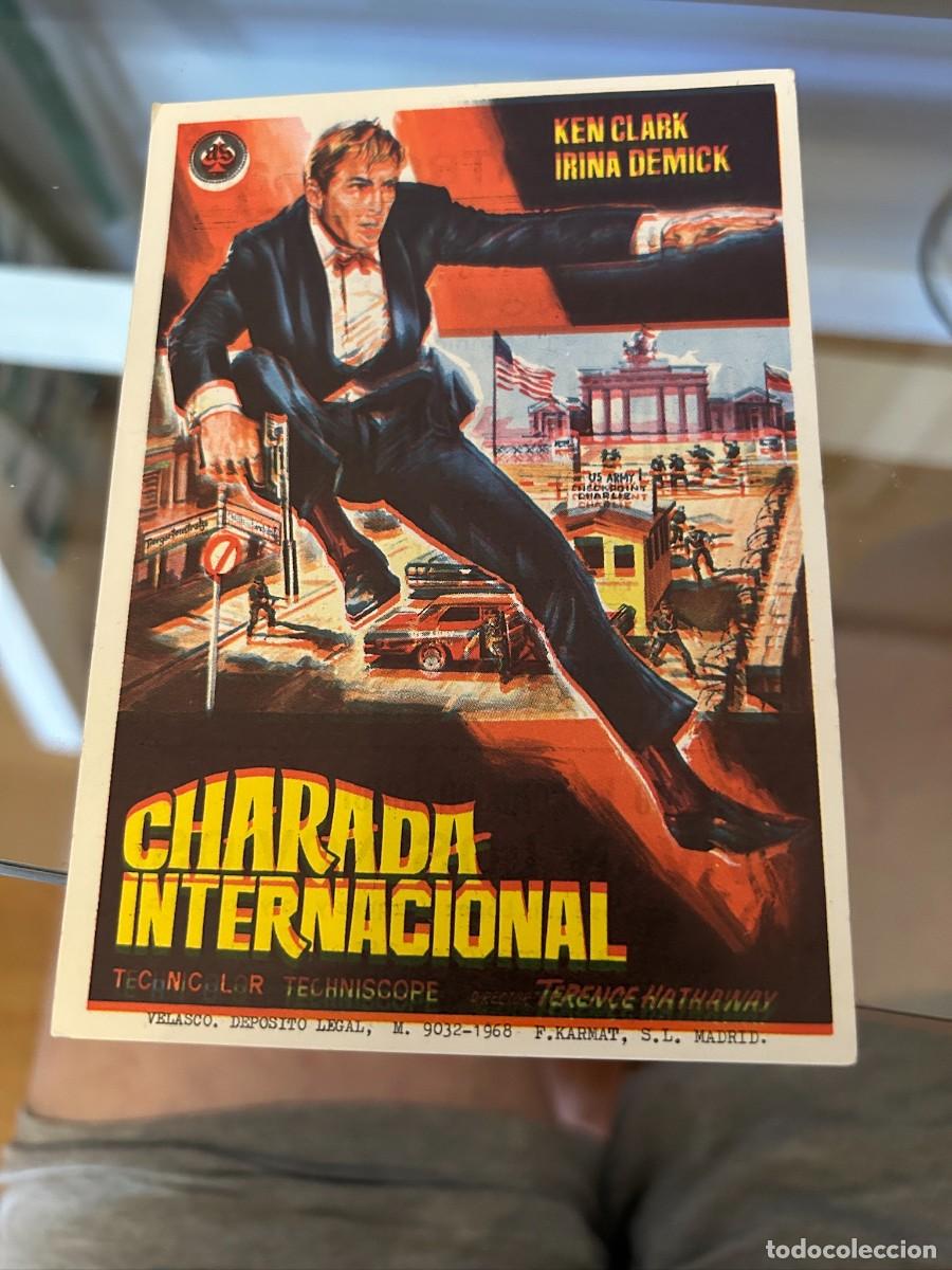 Cine: 1889 charada internacional nuevo teatro circo cartagena buen estado con publicidad