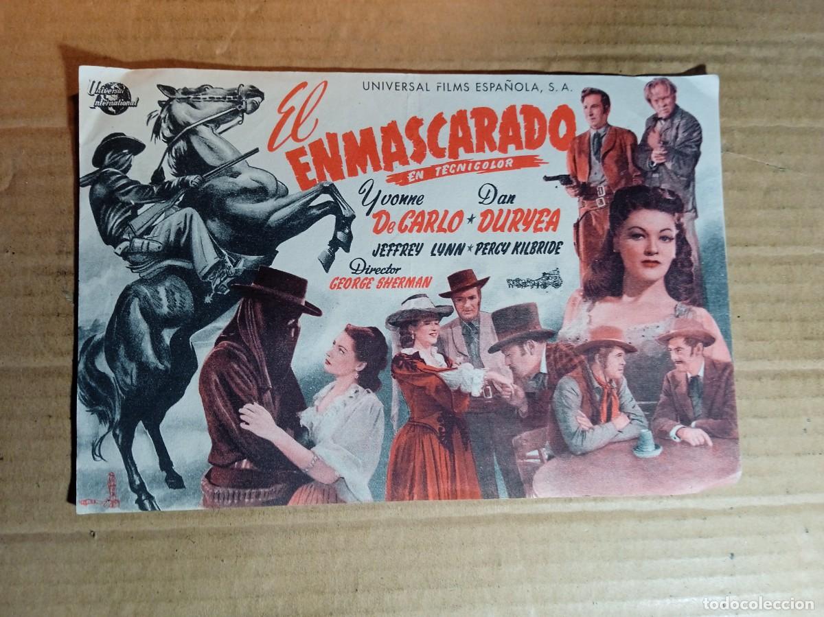 Kino: FOLLETO DE MANO GIGANTE DE LA PEL&Iacute;CULA EL ENMASCARADO