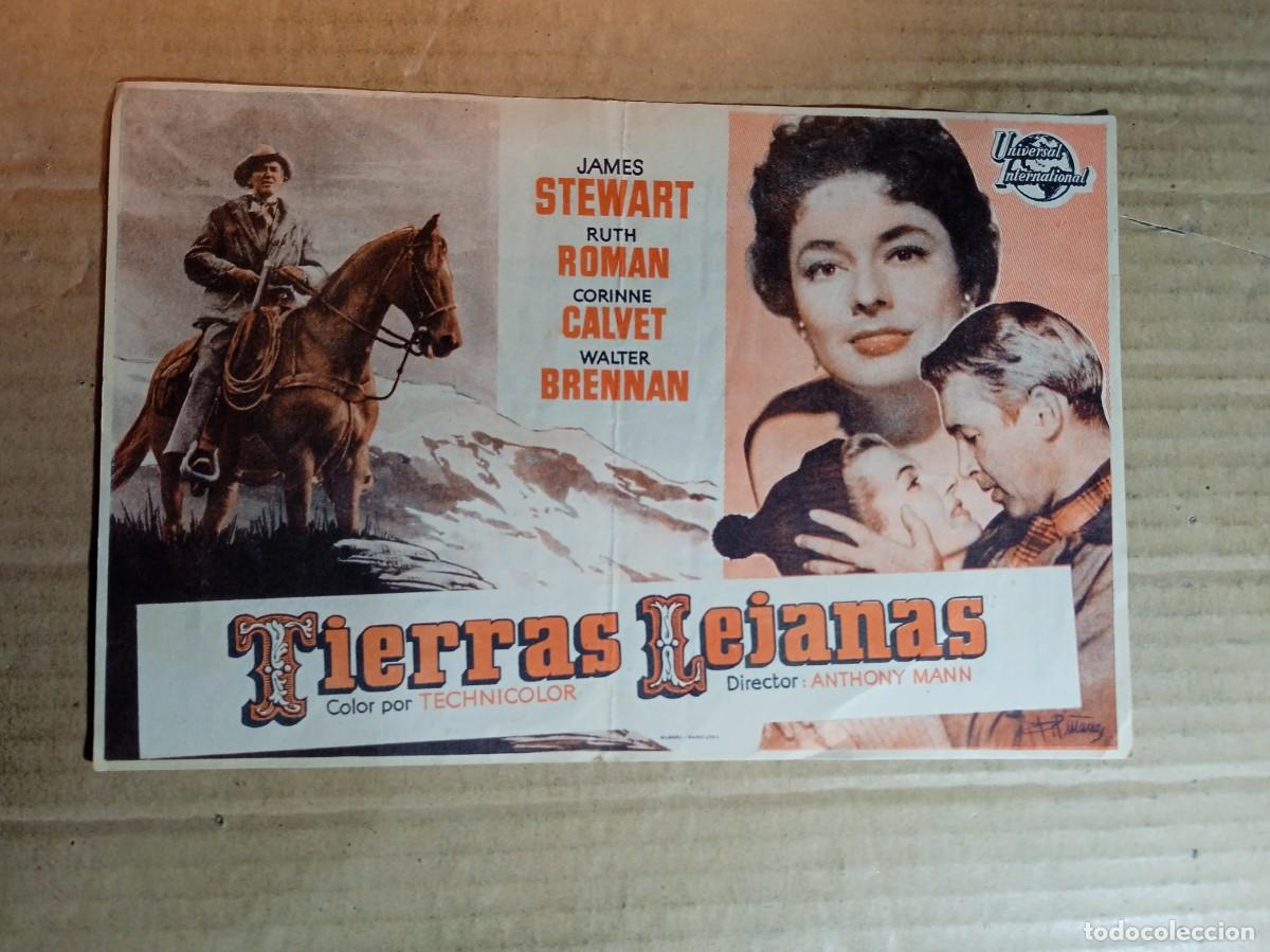 Cinema: FOLLETO DE MANO GIGANTE DE LA PEL&Iacute;CULA TIERRAS LEJANAS