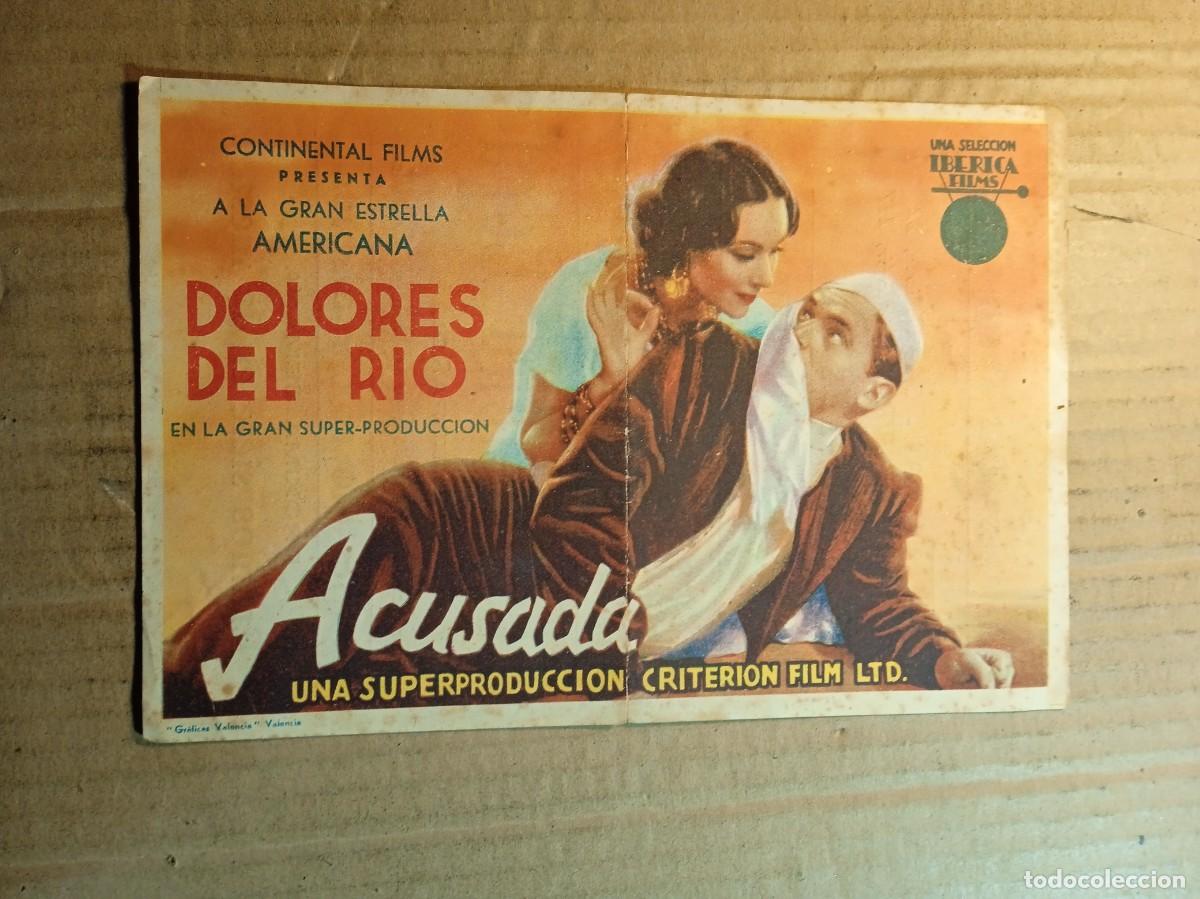 Cine: FOLLETO DE MANO GIGANTE DE LA PEL&Iacute;CULA ACUSADA