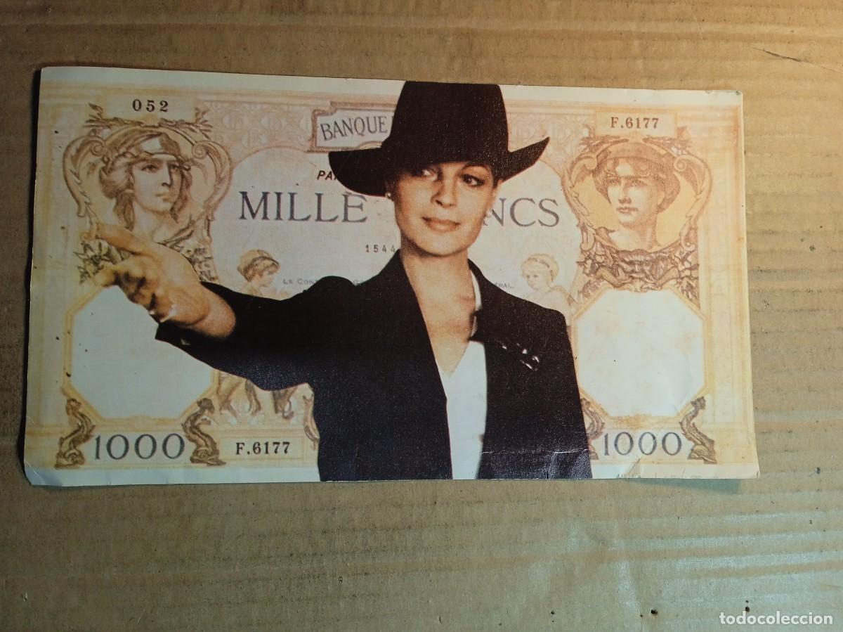 Cine: FOLLETO DE MANO GIGANTE DE LA PEL&Iacute;CULA LA BANQUERA