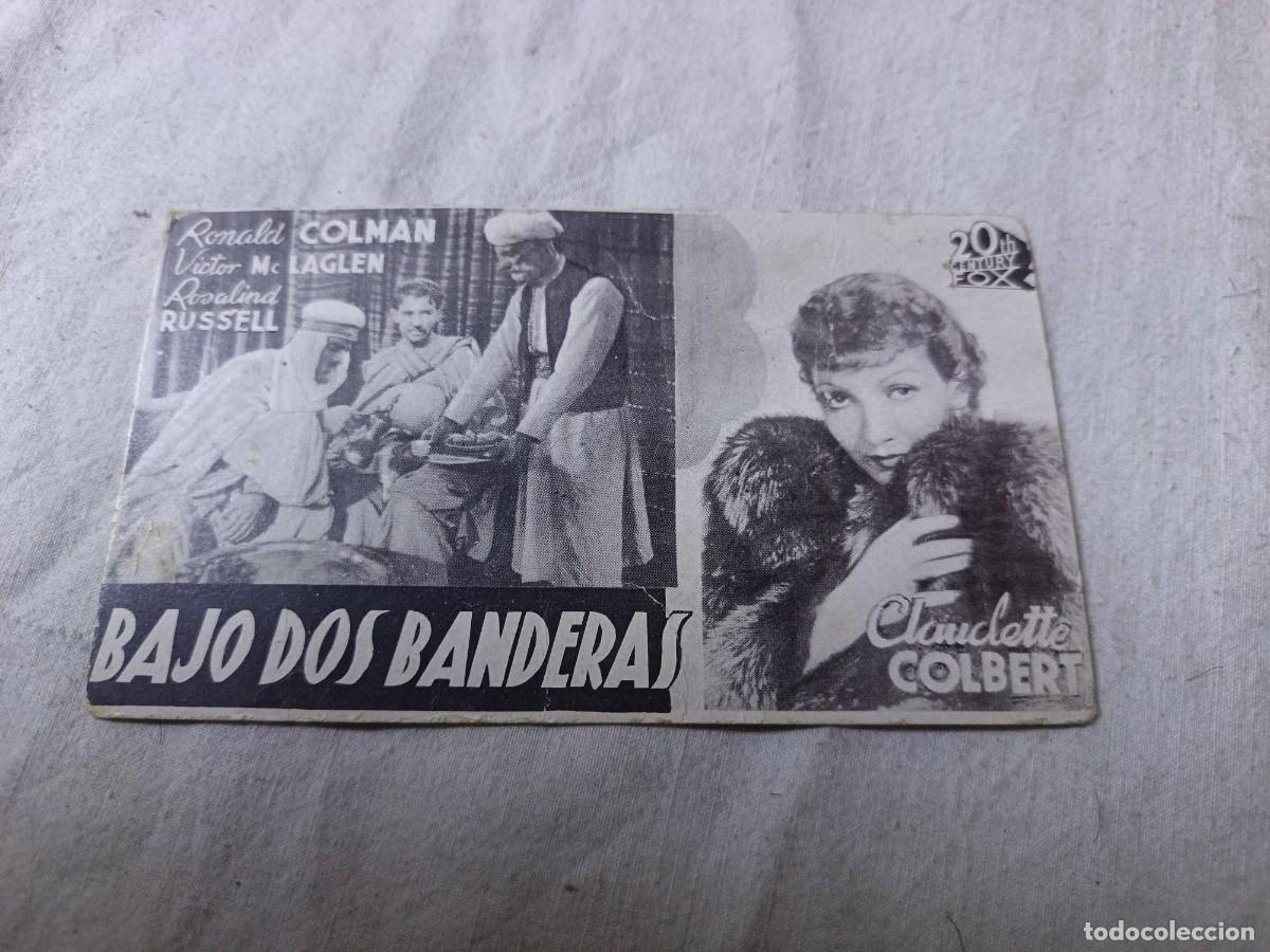 Cine: Folleto de Mano de Cine, Bajo dos Banderas