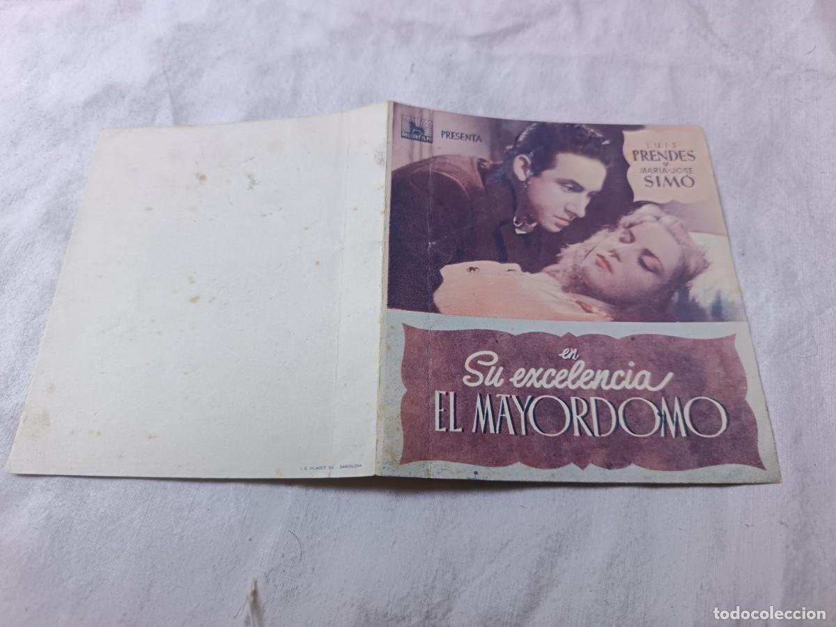 Cine: Folleto de Mano de Cine, Su Excelencia el Mayordomo