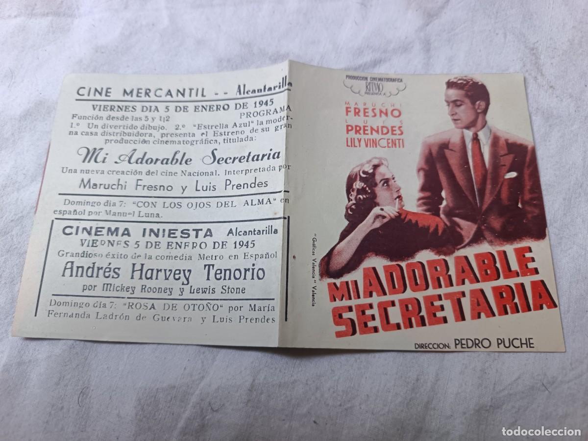 Cine: Folleto de Mano de Cine, Mi Adorable Secretaria