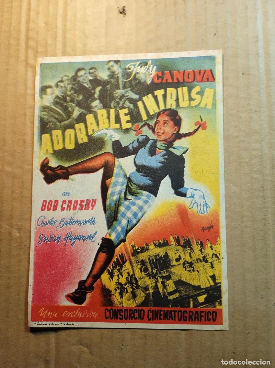 Cine: FOLLETO DE MANO GIGANTE DE LA PEL&Iacute;CULA ADORABLE INTRUSA
