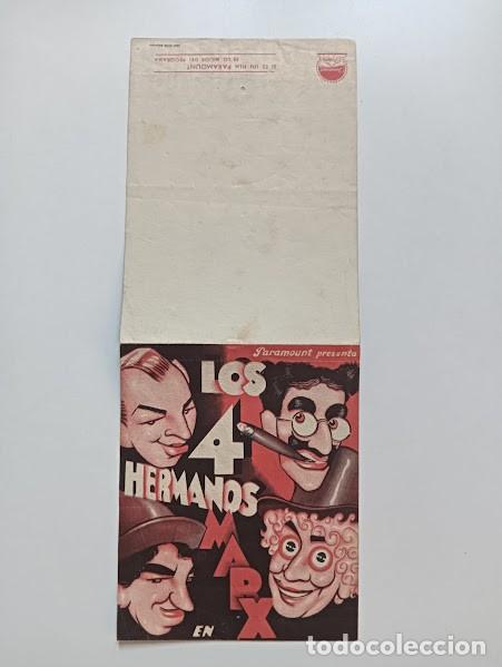 Cine: SOPA DE GANSO PROGRAMA DOBLE PARAMOUNT HERMANOS MARX - Foto 2