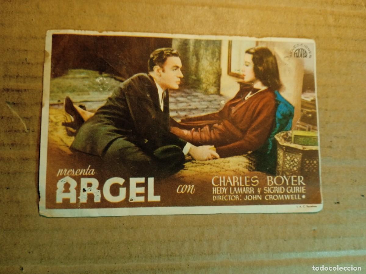  Flyers Publicitaires de films Anciens: FOLLETO DE MANO CON PUBLICIDAD ARGEL