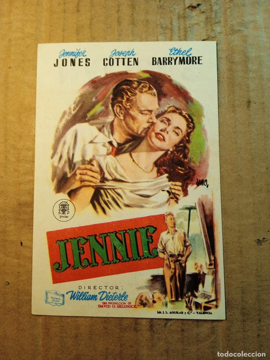  Flyers Publicitaires de films Anciens: FOLLETO DE MANO CON PUBLICIDAD JENNIE