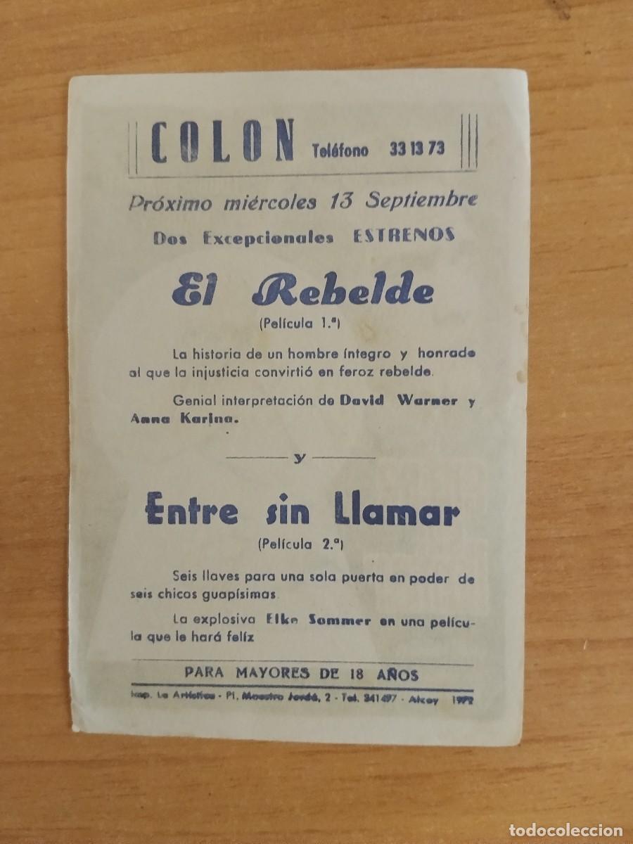 Cine: ROSA -PROGRAMA DE LA PELICULA --`ENTRE SIN LLAMAR CT - Foto 2