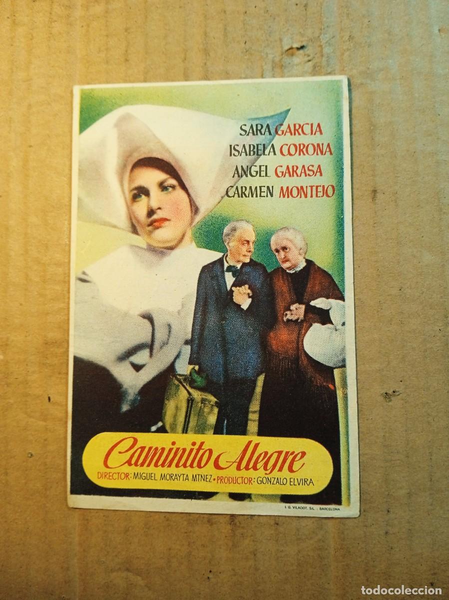 Cine: FOLLETO DE MANO CON PUBLICIDAD CAMINITO ALEGRE