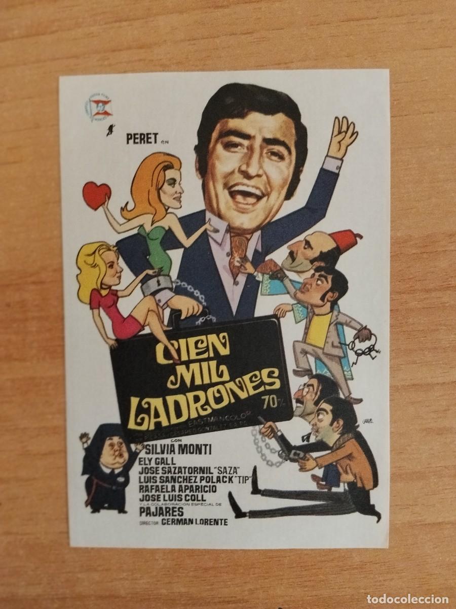 Cine: ROSA-PROGRAMA DE LA PELICULA --`CIEN MIL LADRONES