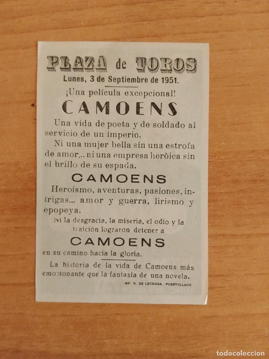 Cine: ROSA-PROGRAMA DE LA PELICULA --`CAMOENS ct - Foto 2