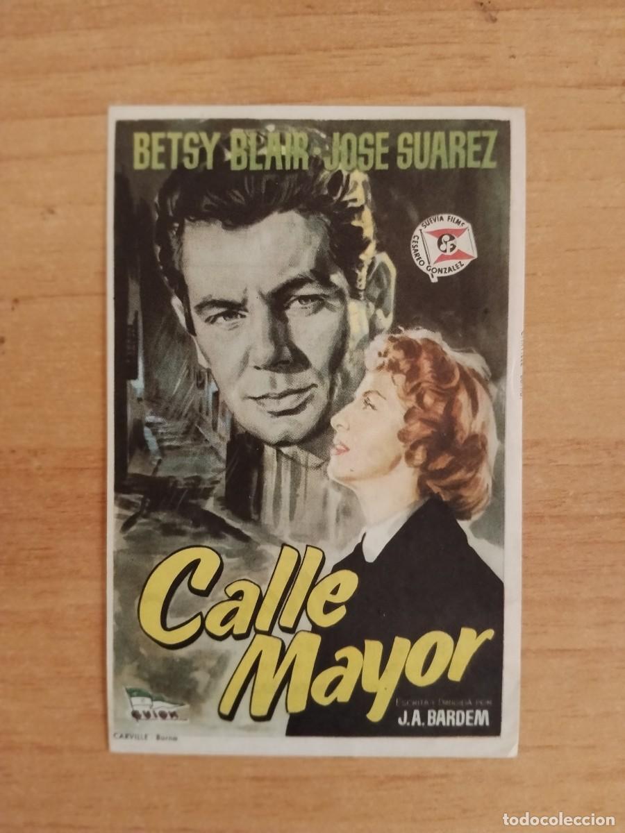 Cine: ROSA-PROGRAMA DE LA PELICULA --CALLE MAYOR ct